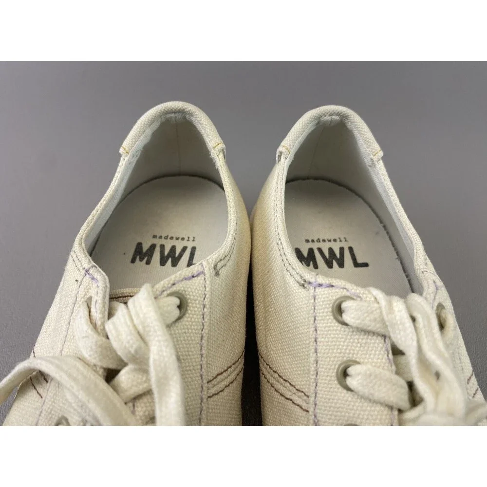 Madewell Sidewalk Low Top Women's Sz 8.5M Men's 7M Athletic Canvas Sneaker Shoes